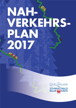 Nahverkehrsplan 2017 Für Den Schwarzwald-Baar-Kreis