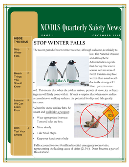 Safety Newsletter