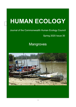 Human Ecology Journal on Mangroves