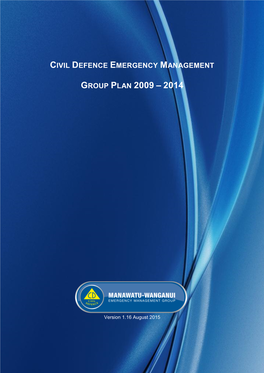 Civil Defence Emergency Management Group Plan 2009 – 2014