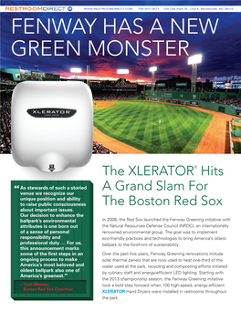 Fenway Has a New Green Monster