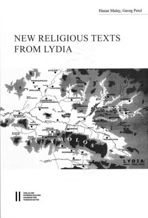 Malay and Petzl, New Religious Texts from Lydia.Pdf