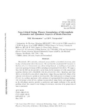 Non-Critical String Theory Formulation of Microtubule Dynamics And