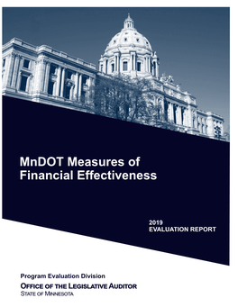 Mndot Measures of Financial Effectiveness