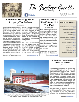 The Gardiner Gazette, Winter 2015