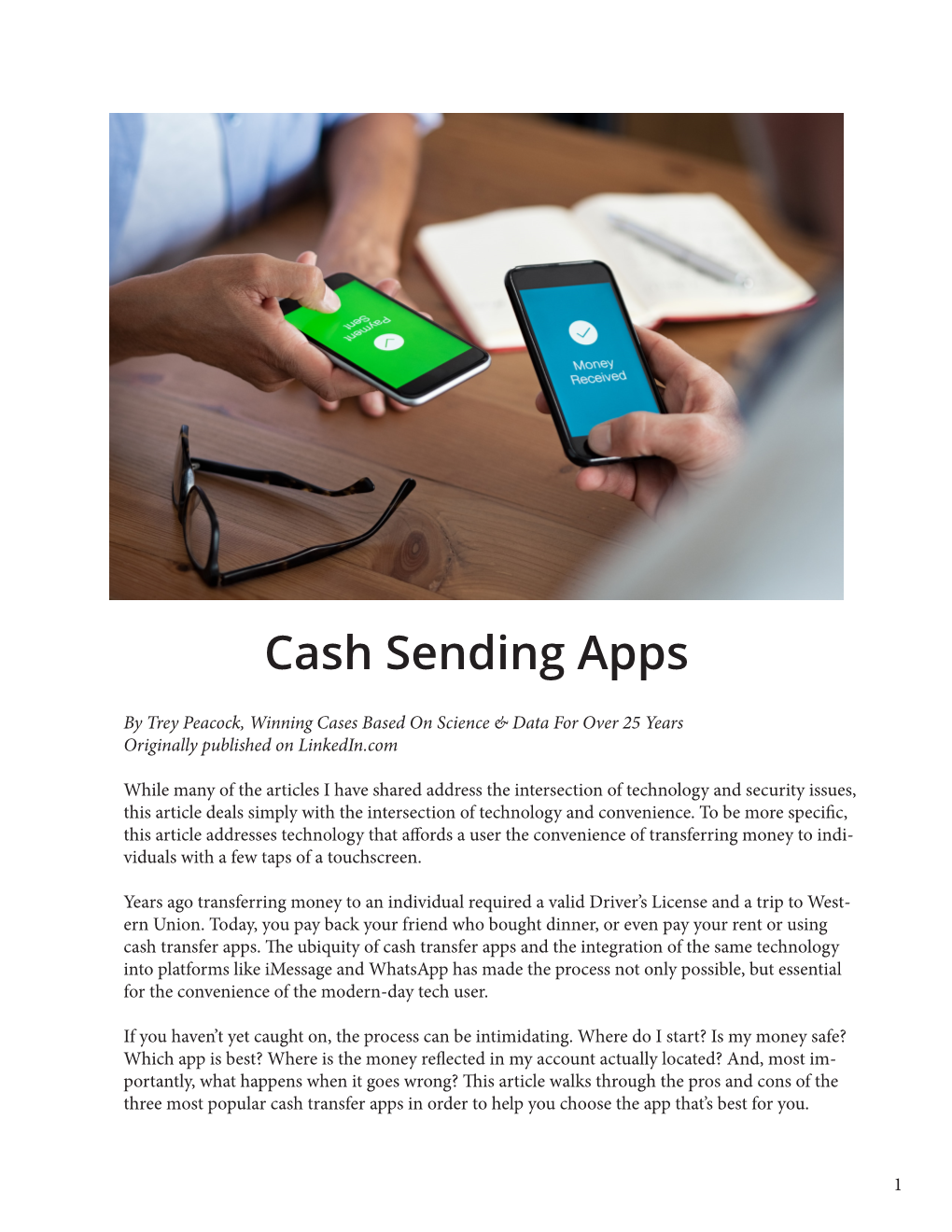 Cash Sending Apps
