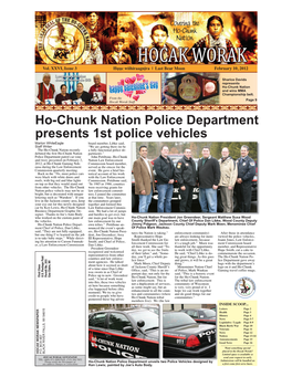Ho-Chunk Nation Police Department Presents 1St Police Vehicles