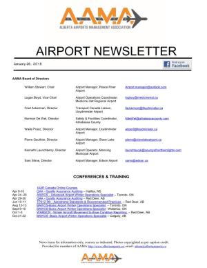 Airport Newsletter