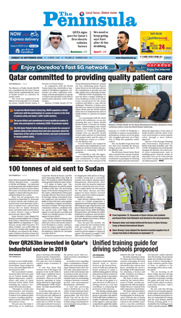 Qatar Committed to Providing Quality Patient Care
