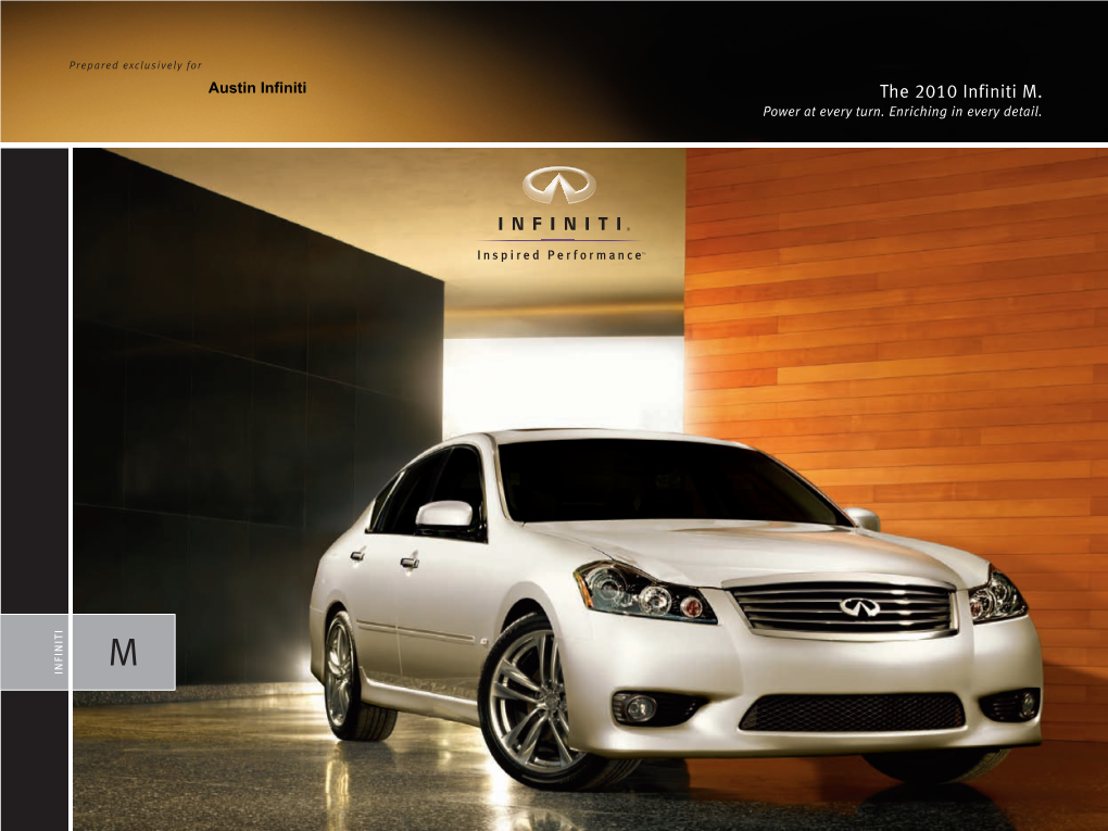 2010 Infiniti M Brochure