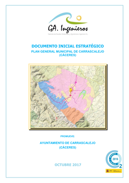 Documento Inicial Estratégico Plan General Municipal De Carrascalejo (Cáceres)