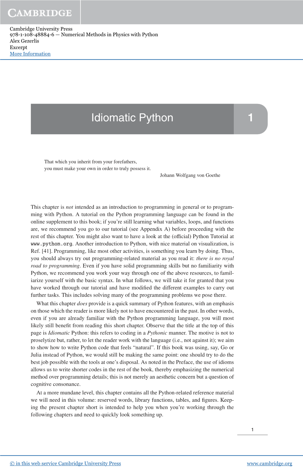 Idiomatic Python 1 Idiomati