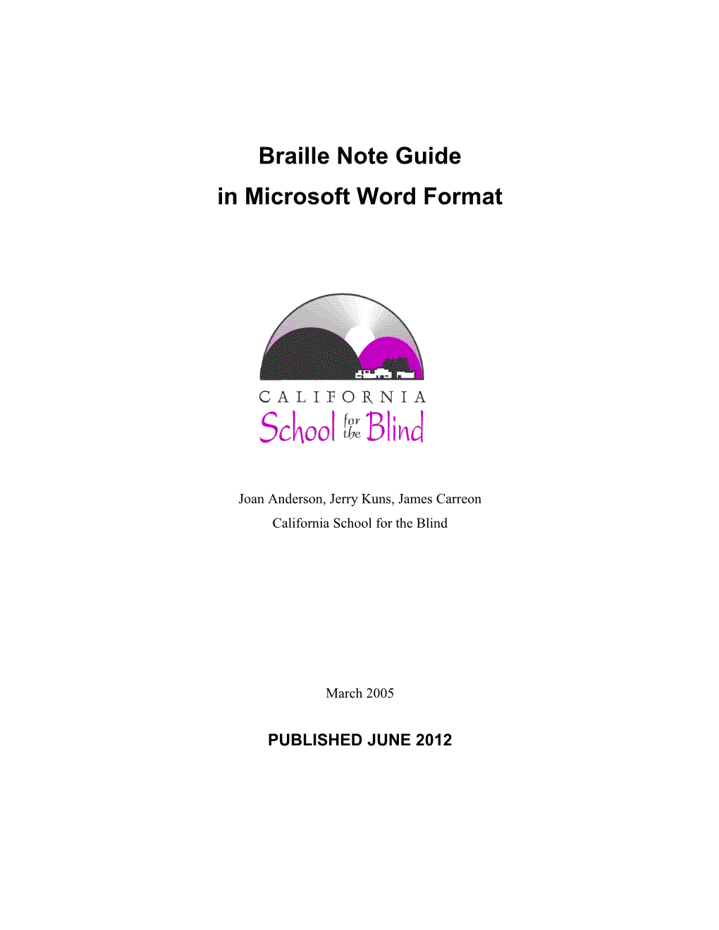 Braille 'N Speak & Braille Lite Commands