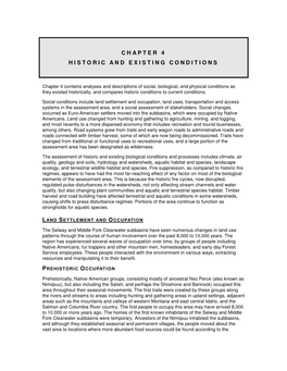 Chapter 4 Historic and Existing Conditions