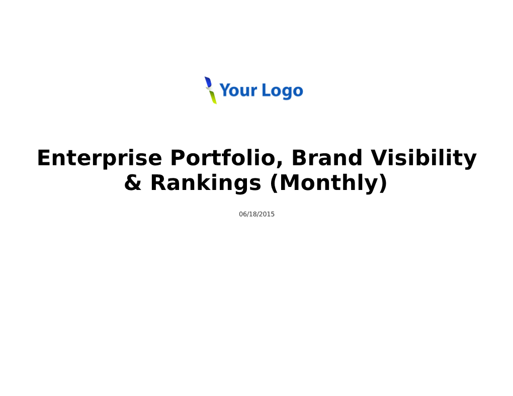 Enterprise Portfolio, Brand Visibility & Rankings