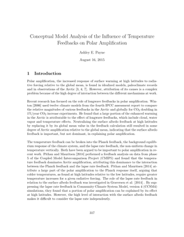 Conceptual Model Analysis of the Influence of Temperature