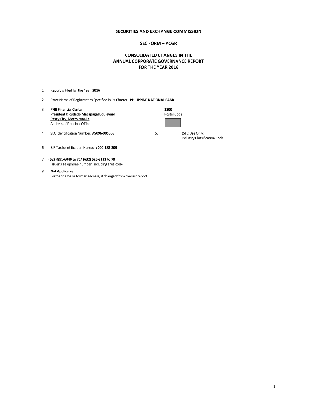 Securities and Exchange Commission Sec Form