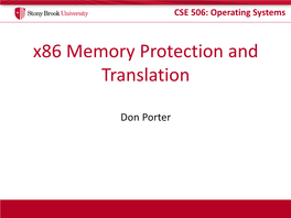 X86 Virtual Memory