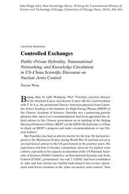 Controlled Exchanges: Public-Private Hybridity, Transnational Networking