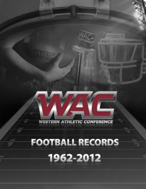 Final WAC Football Records