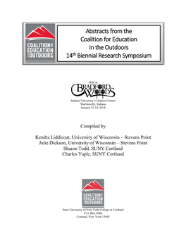 Fourteenth Biennial Research Symposium