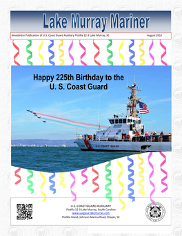 Happy 225Th Birthday to the U. S. Coast Guard
