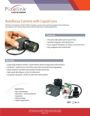Autofocus Camera with Liquid Lens