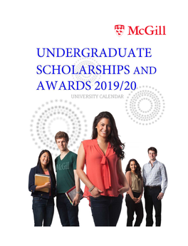 Undergraduate Scholarships and Awards