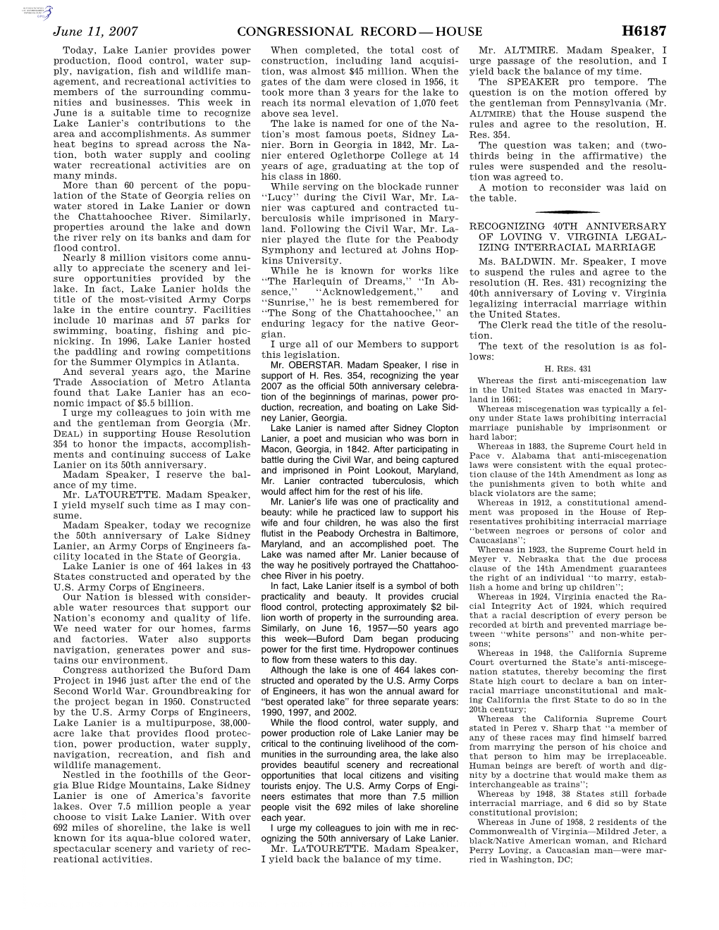 Congressional Record—House H6187