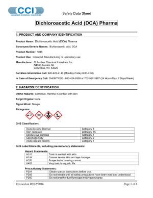 Dichloroacetic Acid (DCA) Pharma