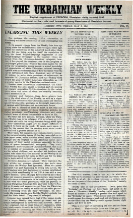 The Ukrainian Weekly 1941