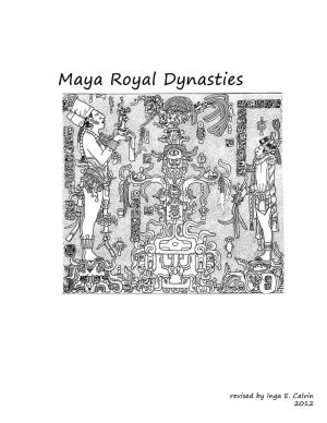 Maya Royal Dynasties