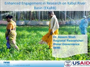Enhanced Engagement in Research on Kabul River Basin (Ekarb)