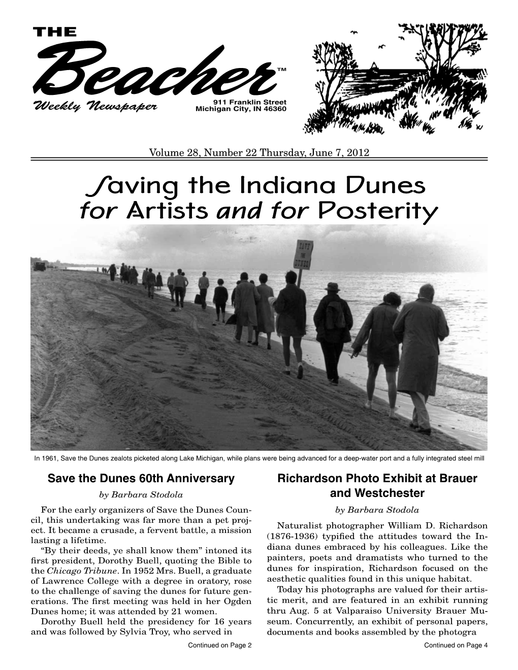 Saving the Indiana Dunes for Artists and for Posterity