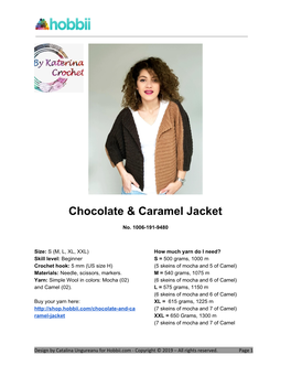 Chocolate & Caramel Jacket