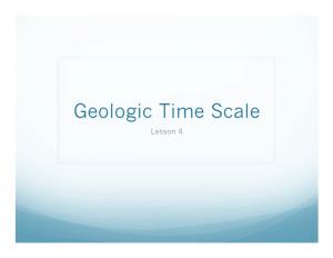 Geologic Time Scale Notes.Pptx