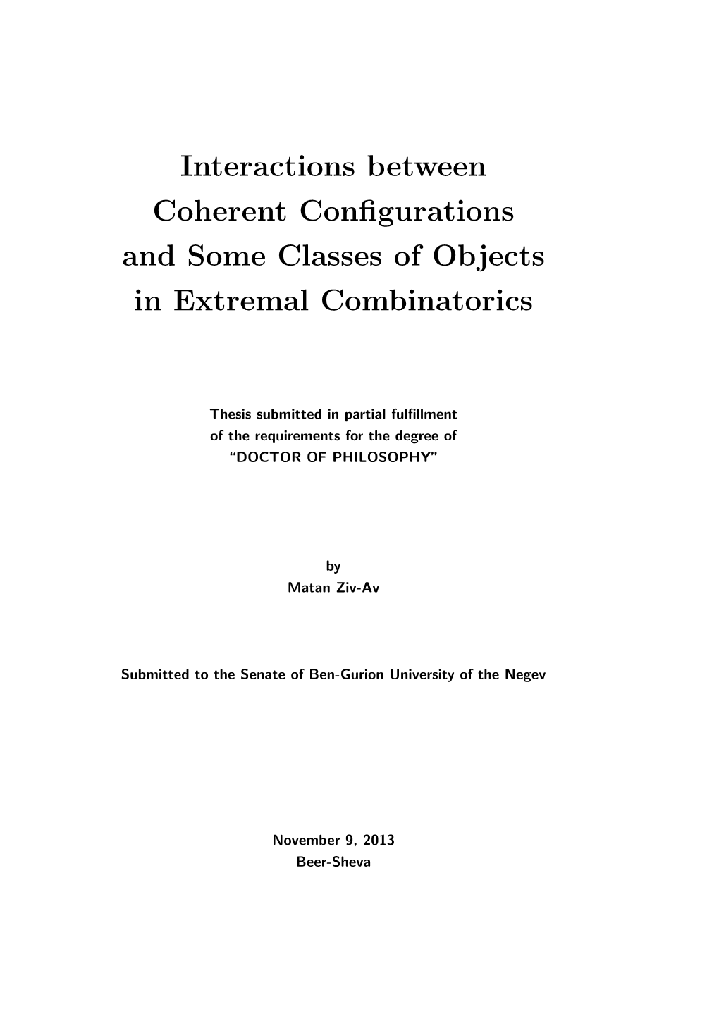 Interactions Between Coherent Configurations and Some Classes
