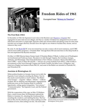 Freedom Rides of 1961