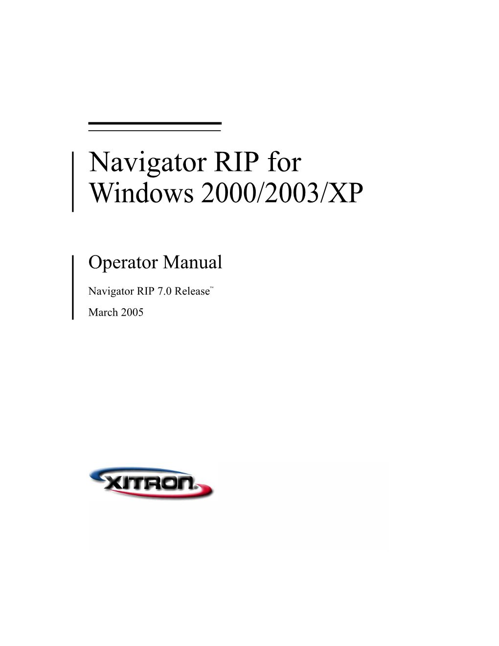 Navigator 7 Operator Manual-R50622.Book