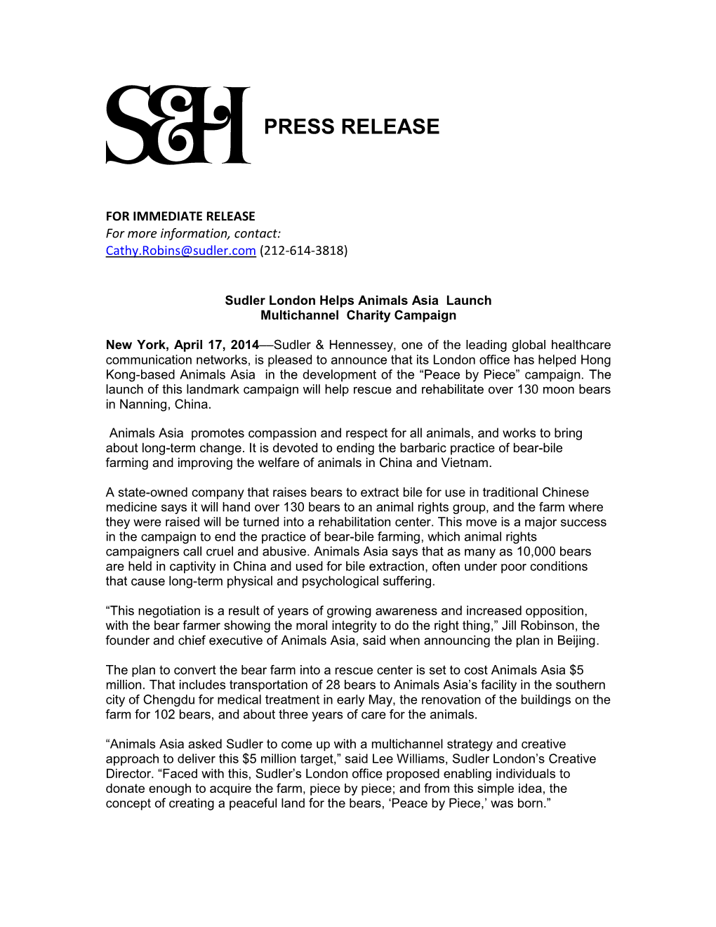 Press Release