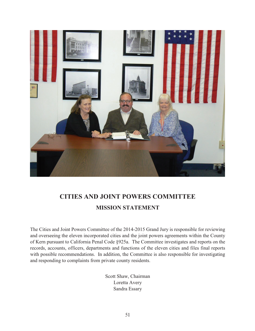 Cities and Joint Powers Committee Mission Statement