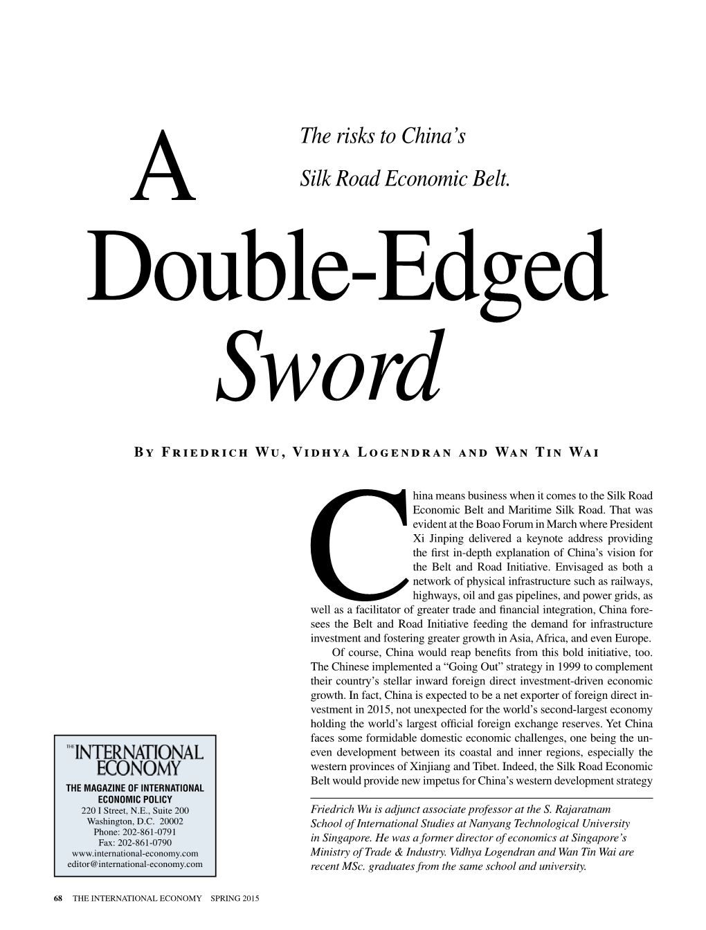 A Double-Edged Sword