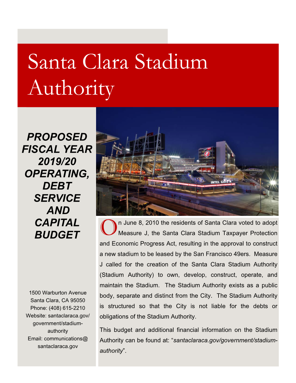 Santa Clara Stadium Authority