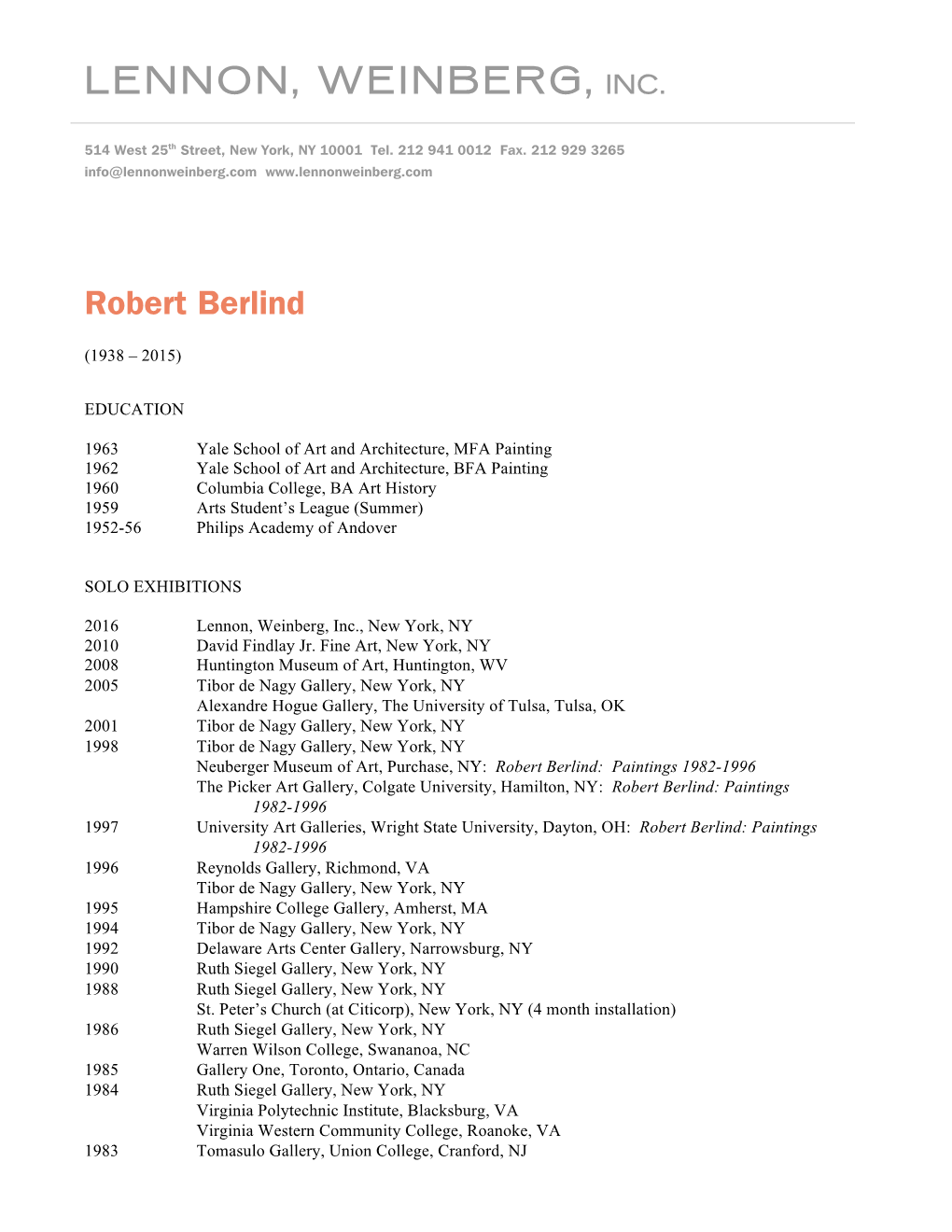 Robert Berlind