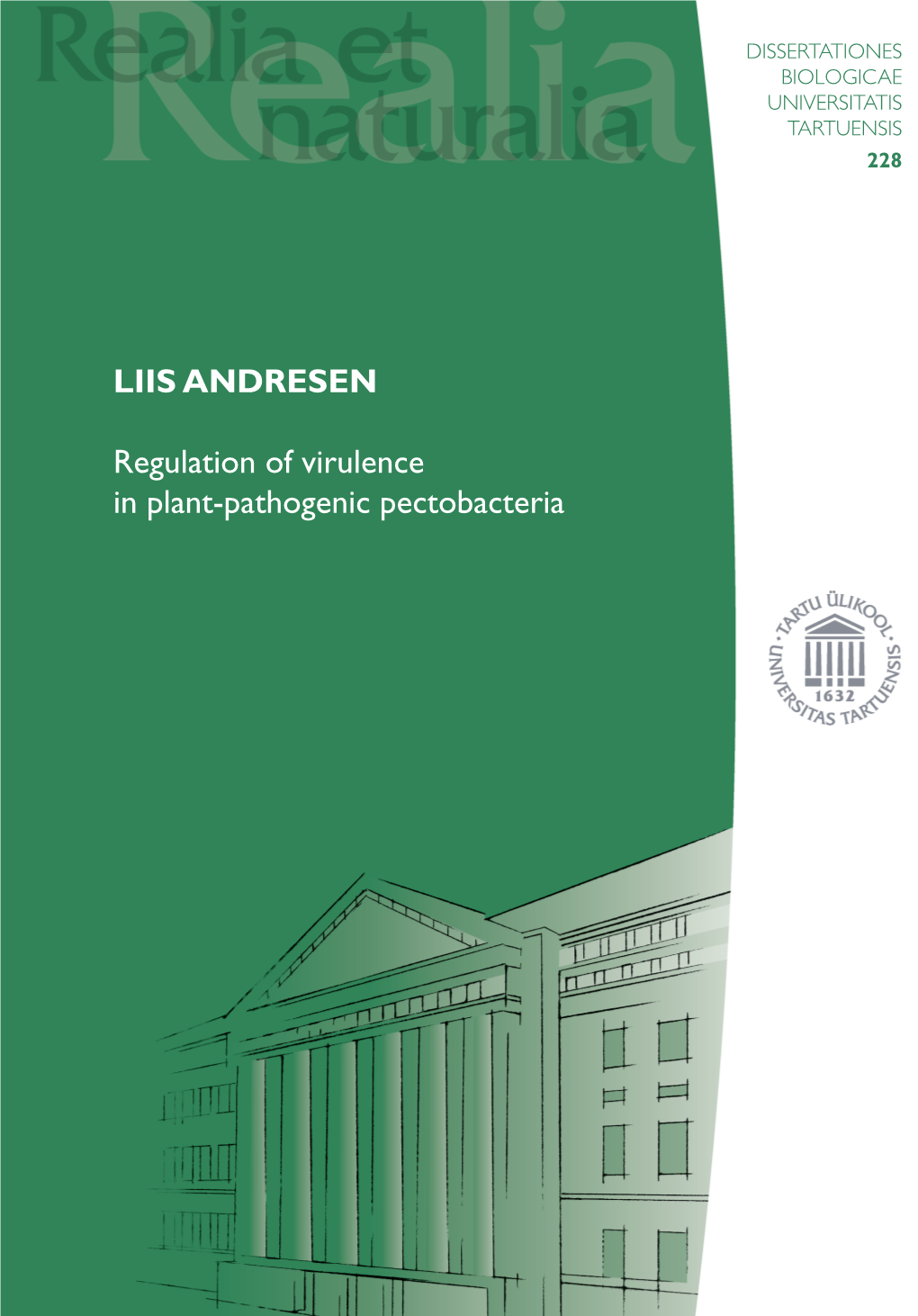 LIIS ANDRESEN Regulation of Virulence in Plant-Pathogenic