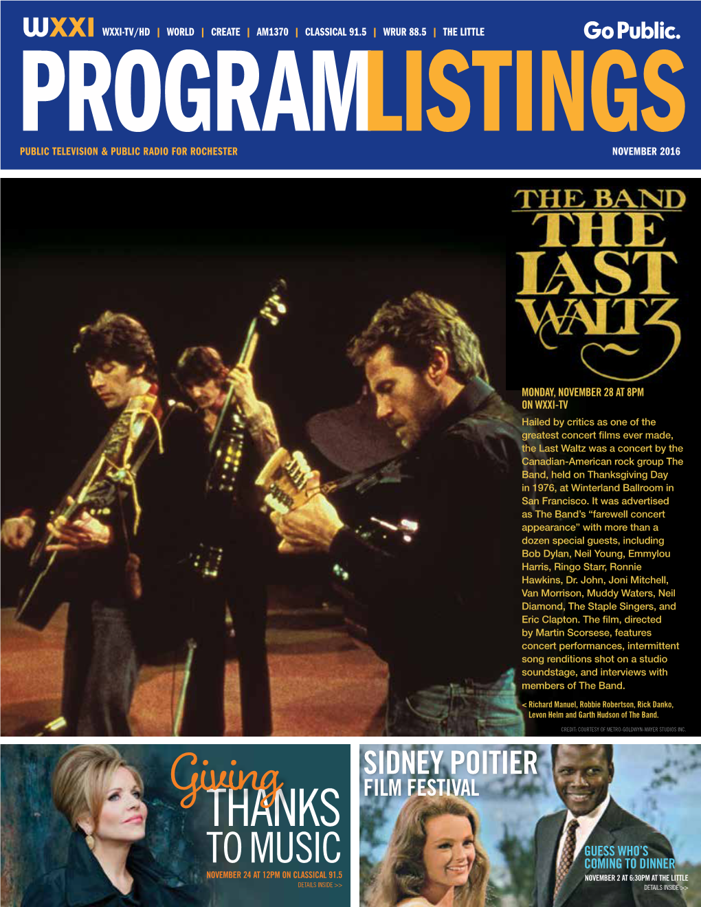 Program Listings” (USPS James W