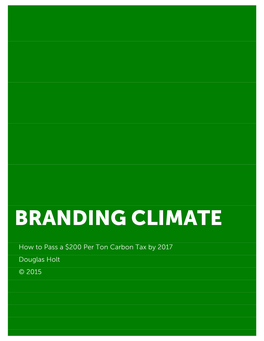 Branding Climate