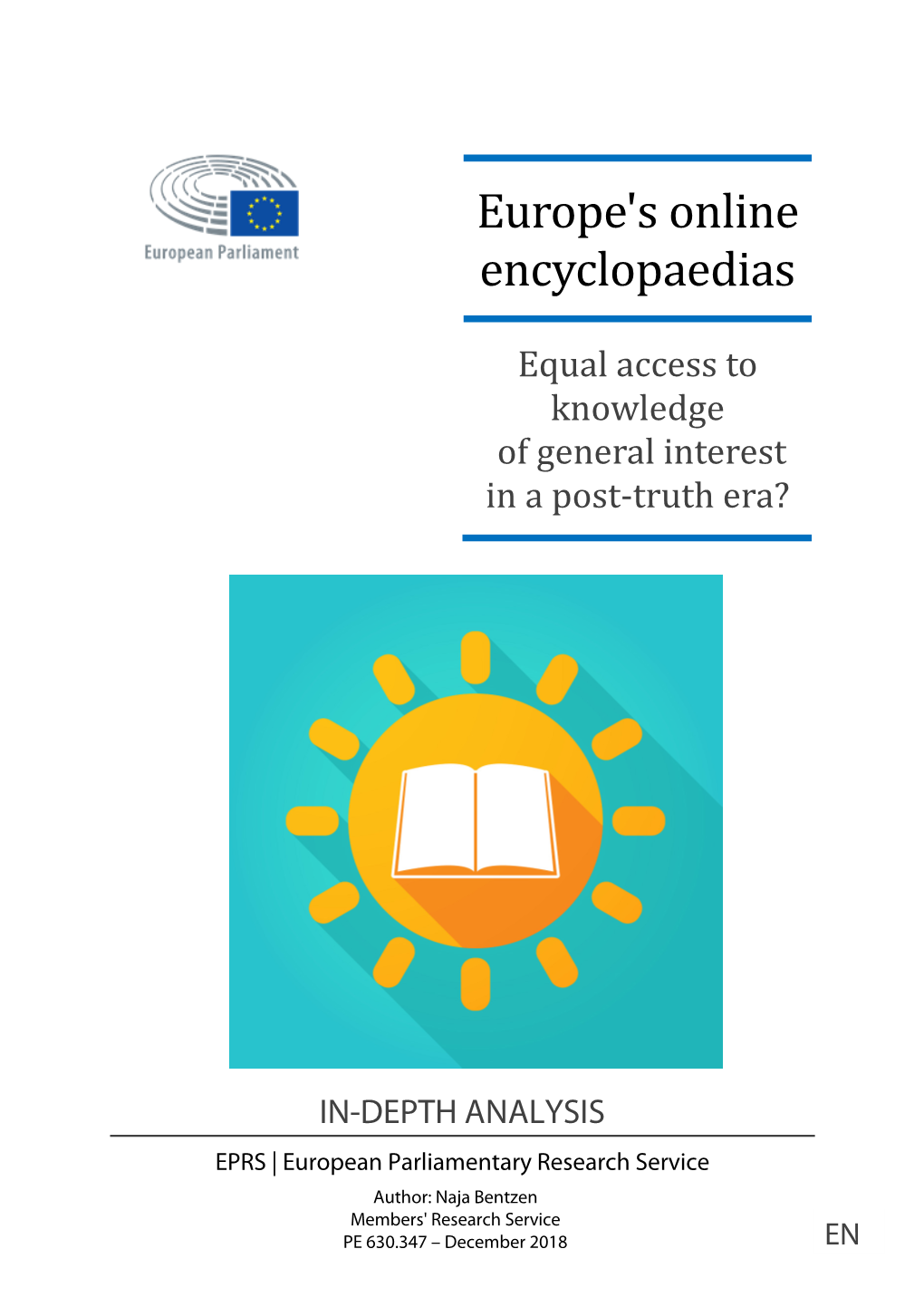 Europe's Online Encyclopaedias