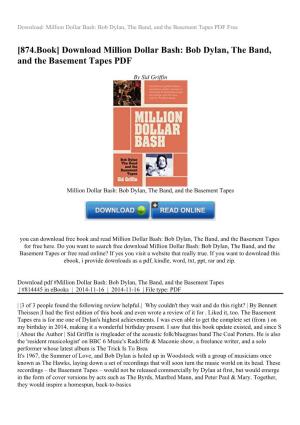 Bob Dylan, the Band, and the Basement Tapes PDF Free