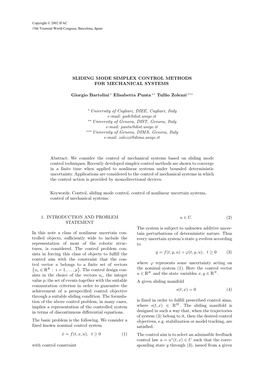 Sliding Mode Simplex Control Methods for Mechanical Systems